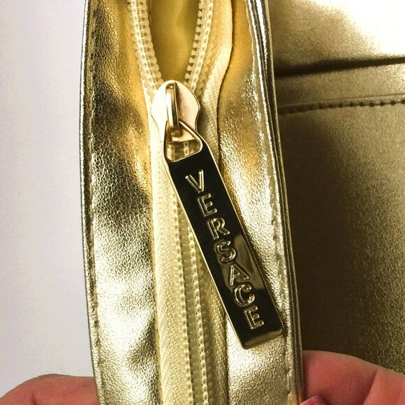 VERSACE PARFUMS GOLD GLITTER CLUTCH - Picture 5 of 6